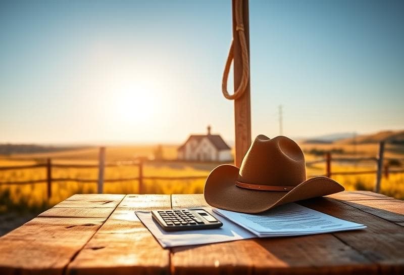 Houston suburban home with lasso and property tax documents, symbolizing resolute tax services for homeowners.