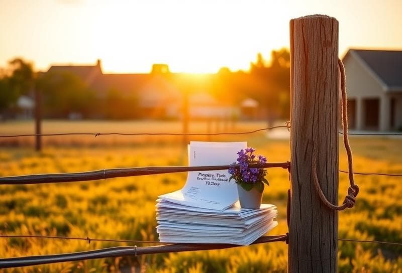 Sunlit Texas ranch with Houston suburbs, tax documents, bluebonnets, and lasso by Bettencourt Tax Advisors