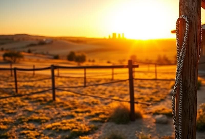 Modern Houston suburban home with a lasso on a wooden post, blending Texas heritage and